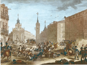 Levantamiento del 2 de mayo de 1808 en la Puerta del Sol de Madrid