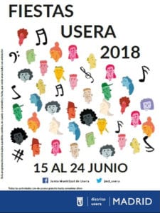 Fiestas de Usera 2018 | Barrios de Usera | Madrid | 15-24/06/2018 | Cartel