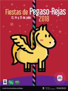Fiestas de Pegaso-Rejas 2018 | San Blas-Canillejas | Madrid | 13-15/07/2018 | Cartel
